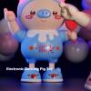 Electronic Dancing Pig Toy, Portable Dancing Pig with Cool Light, Clear Sound, Cute Kids Walking Animal Interactive Toy, Home Entertainment for Children (Blue) view 4