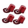 Vaguelly 4sets Thicken Dice Cups Cover Broken-Resistant Design for Ktv and Bar Games Includes Dices for Fun Dice Game view 1