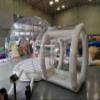 Alessia Cara Inflatable Bubble Bounce House with Pump and Blower, Clear Bubble Tent for Kids Party, White, Space Theme, 10FT Diameter, 5.3FT Tunnel (Bubble Tent) view 3