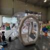 Alessia Cara Inflatable Bubble Bounce House with Pump and Blower, Clear Bubble Tent for Kids Party, White, Space Theme, 10FT Diameter, 5.3FT Tunnel (Bubble Tent) view 4