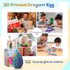 Dak Haan 3D Printed Dragon,Dragon Eggs with Dragon Inside,Surprise Dragon Egg Toy,15'' Full Articulated Crystal 3D Dragonls view 4