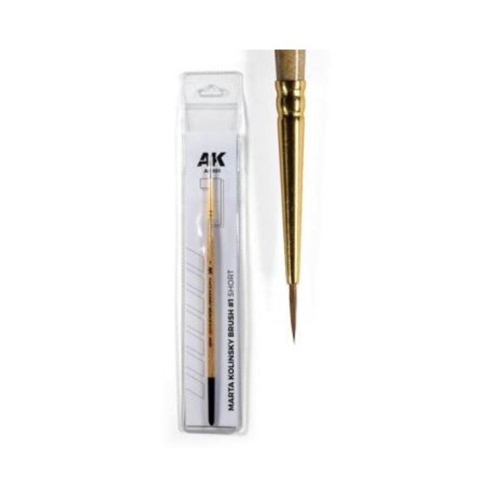 AK-Interactive Marta Kolinsky Brush #1 Short