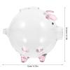 ibasenice Transparent Glass Piggy Bank Cute Pig-Shaped Money Pot for Boys and Girls Creative Decorative Desktop Decor for Boys and Girls view 4