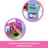 Barbie Mini BarbieLand Collectible Hair Salon Playset with 1.5-Inch Doll, Style Station with Mirror, Shampoo Area and Reception Desk for Storytelling Play view 3