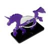 LITKO Unicorn Character Mount | Role-Playing Games | Compatible with Dungeons & Dragons and Pathfinder Games (25x50mm Rectangular Base, Purple) view 1