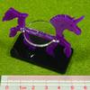 LITKO Unicorn Character Mount | Role-Playing Games | Compatible with Dungeons & Dragons and Pathfinder Games (25x50mm Rectangular Base, Purple) view 2