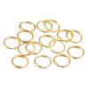 1000x Double Open Split Jump Rings Connector Loop Findings for Jewellery Making Craft Strong No Fade Bulk (14mm, Gold) view 2