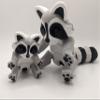 3D Printed Raccoon - Articulated Multicolor Fidget Toy Figure (Medium with Trash Can) view 2