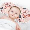 AMmao Pink Hen Chicken Pattern Burp Cloths 1 Pack Muslin Burping Cloth Cotton Burp Towel Soft Absorbent Baby Burp Cloths for Boys Girls Newborn 22 x 11 in view 4