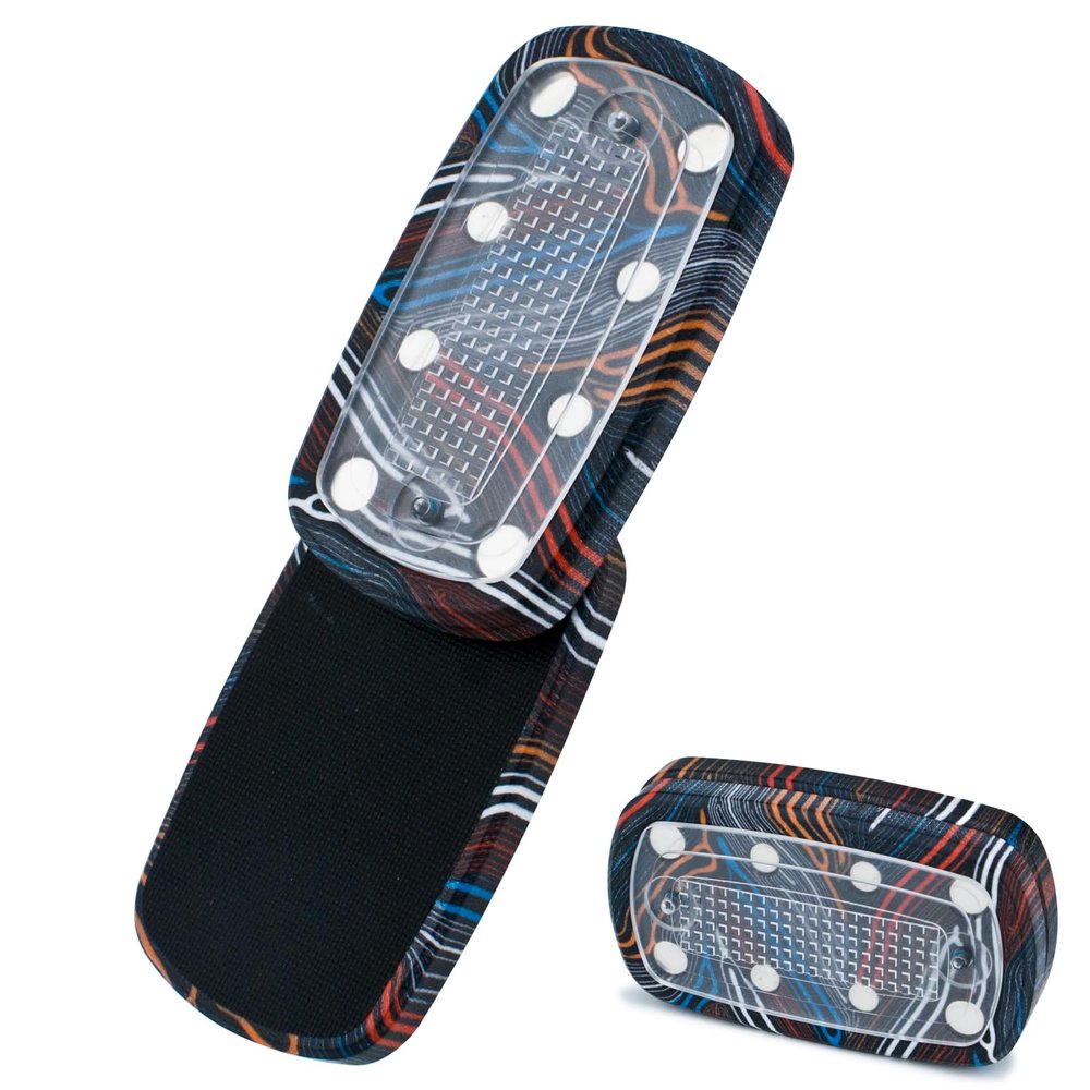 DjuiinoStar Silent Fidget Slider (Glass Fiber + PC Resin), CNC Machined Free-Floating Push Slider, Addictive Magnetic Toy, Help to Relieve Stress, Best Gift for Fidget Fans DFS-56