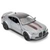 RMZ City 1/36 BMW M4 CSL Model Car, Alloy Toy Car with Pullback Function, Suitable for Collecting and Decorating Model Toys, Car Gifts for Boys and Girls (Grey) view 1