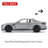 RMZ City 1/36 BMW M4 CSL Model Car, Alloy Toy Car with Pullback Function, Suitable for Collecting and Decorating Model Toys, Car Gifts for Boys and Girls (Grey) view 2
