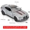 RMZ City 1/36 BMW M4 CSL Model Car, Alloy Toy Car with Pullback Function, Suitable for Collecting and Decorating Model Toys, Car Gifts for Boys and Girls (Grey) view 3