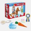 PonyCycle Ride on Horse Toys E337 with Feed & Care Grooming Kit view 1
