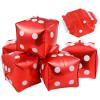 HOLIDYOYO 10pcs Dice Balloons for Theme Party Decorations Aluminum Foil Cube Balloons for Events Photo Props for and Celebrations view 1