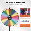 VEVOR 36 inch Spinning Prize Wheel, 18 Slots Spinning Wheel, Roulette Wheel with a Dry Erase and 2 Markers, Tabletop or Floor Standing Win Fortune Spin Games in Party Pub Trade Show Carnival view 3