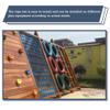 ANGRNMT Heavy-Duty Climbing Net with 6 Sizes - Perfect for Kids, Versatile on Balcony, Railing Polyester Fiber, Exquisite Craftsmanship (3ft x 9ft) view 2