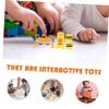 CORHAD 18pcs Miniature Traffic Signs Set Road Traffic Simulation Toys for Boys and Girls Educational Roadblocks for Construction Play Safety Signs for Learning view 2