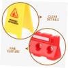 CORHAD 18pcs Miniature Traffic Signs Set Road Traffic Simulation Toys for Boys and Girls Educational Roadblocks for Construction Play Safety Signs for Learning view 3