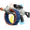 Electric Automatic Toy with Scope, JakMean Toy Blaster with 30 Dart Clips and 100 Foam Darts, Outdoor Shooting Games Toys for 6-12 Year Old Boys & Girls Adults, Gifts for Birthday Xmas, Green view 1