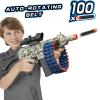Electric Automatic Toy with Scope, JakMean Toy Blaster with 30 Dart Clips and 100 Foam Darts, Outdoor Shooting Games Toys for 6-12 Year Old Boys & Girls Adults, Gifts for Birthday Xmas, Green view 2