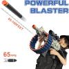 Electric Automatic Toy with Scope, JakMean Toy Blaster with 30 Dart Clips and 100 Foam Darts, Outdoor Shooting Games Toys for 6-12 Year Old Boys & Girls Adults, Gifts for Birthday Xmas, Green view 4