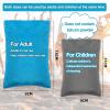 4pcs Sand Remover for Beach,Sand Removal Bag,Powder Pouch Sand Remover Sandscreen Sand Remover for Beach Volleyball and Beach Activities Water Activities,Help Parents Clean Sand from Children's Skin view 2