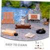 VINTORKY 10pcs Mini Ornament Traditional Ancientry Theme Resin Figurines for Dollhouse Decor Vivid Crafts for Spaces Elegant Cultural Touch Easy to Maintain view 3