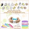 134Pcs Cat Party Favors Set for Kids Cat Themed Birthday Party Supplies With Cat Headband Spiral Notepads Pens Keychains Tattoo Cat DIY Face Stickers Silicone Bracelets Cat Favors for Girls Kids Party view 3
