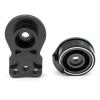 2Packs Aluminum 25T Servo Saver 3 Holes Adjustable Hi-Torque Servo Horn Compatible with 1/8 1/10 RC Car Crawler SCX10 Boat Capra TRX4 TRX6 RC Boat Parts (Black) view 2