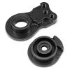 2Packs Aluminum 25T Servo Saver 3 Holes Adjustable Hi-Torque Servo Horn Compatible with 1/8 1/10 RC Car Crawler SCX10 Boat Capra TRX4 TRX6 RC Boat Parts (Black) view 3