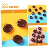 HOOTNEE 20pcs Lifelike Coffee Bean Simulation Models Realistic DIY Craft Accessories for Phone Case Decoration Hair Clip Embellishments and Event Styling view 2