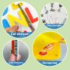 PENGFULL 5 Felt Learning Pieces Set,Alphabet Letters Fruits and Vegetables Numbers Community Helpers Transportation Learning Pieces,for Felt Flannel Board, for Toddlers Kindergarten Preschool view 4