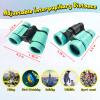 ESSENSON Binoculars for Kids Toys Gifts for Age 3-12 Years Old Boys Girls Kids Telescope Outdoor Toys for Sports and Outside Play Hiking, Bird Watching, Travel, Camping, Birthday Presents (Mint Green) view 3