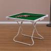 JIANGSS Portable Folding Table,Mahjong Set,Multiple Colour Domino Table,Folding Square Card Table,Mahjong Table,with 4 Cup Holders & Chip Trays,for 4 People Table Games,E view 1