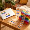 1000PCS Pride Stickers Roll for LGBTQ, 8 Designs Rainbow Rectangle Progress Pride Stickers, LGBT Gay Pride Stuff Accessories for Pride Month Decorations Party Supplies view 3