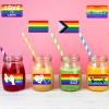 1000PCS Pride Stickers Roll for LGBTQ, 8 Designs Rainbow Rectangle Progress Pride Stickers, LGBT Gay Pride Stuff Accessories for Pride Month Decorations Party Supplies view 4