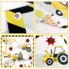 Adecortalk Construction Truck Toss Game Banner with 4 Bean Bags - Indoor Outdoor Excavator Throwing Theme Party Game Banner Construction Birthday Party Supplies for Kids Adults view 3