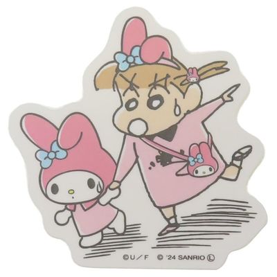 Crayon Shin-chan x Sanrio Characters [Sticker] Die Cut Sticker Mini / 3