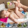 Timgle 10 Pcs Coral Velvet Pee Covers Baby Boy, Strong Water Absorption Pee Shield for Baby Boy, Reusable Diaper Changing Accessory for Boys Newborn Gift(Camouflage) view 4