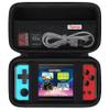 Supmay Carrying Case Compatible with KAVOYI/Beico/TEBIYOU 32 Bit Handheld Games for Kids, Portable Arcade Gaming Player Storage Holder Travel Bag with Mesh Pocket for Battery, USB Cable, Black view 1