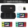Supmay Carrying Case Compatible with KAVOYI/Beico/TEBIYOU 32 Bit Handheld Games for Kids, Portable Arcade Gaming Player Storage Holder Travel Bag with Mesh Pocket for Battery, USB Cable, Black view 2