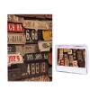 1000 Piece Jigsaw Puzzle for Adults Personalized Picture Puzzle Old License Plate Customized Wooden Puzzle for Family, Birthday, Wedding, Game Nights Gifts, 19.7"x29.5" view 1