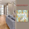 2-Gang Light Switch Cover Cartoon giraffe rainbow clouds Wall Plate for Electrical Outlets Double Decorator Wall Plates Mid-size Receptacle Outlet Covers Blank Faceplate Cover view 3