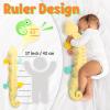 LIGHTDESIRE Baby Toys Musical Dinosaur,Infant Stuffed Animal Toys with Crinkle and Rattles,Soft Sensory Toys with Textures for Tummy Time Newborn Boys Girls 0 3 6 12 Months(Green) view 4