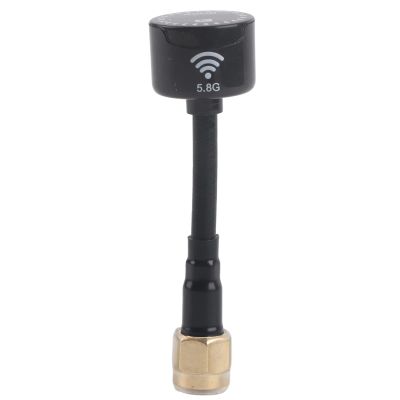 5.8Ghz Antenna, 1Pcs High Gain RHCP Antenna Directional for FPV Racing Drone Accessory Black (RP-SMA Inner Hole)