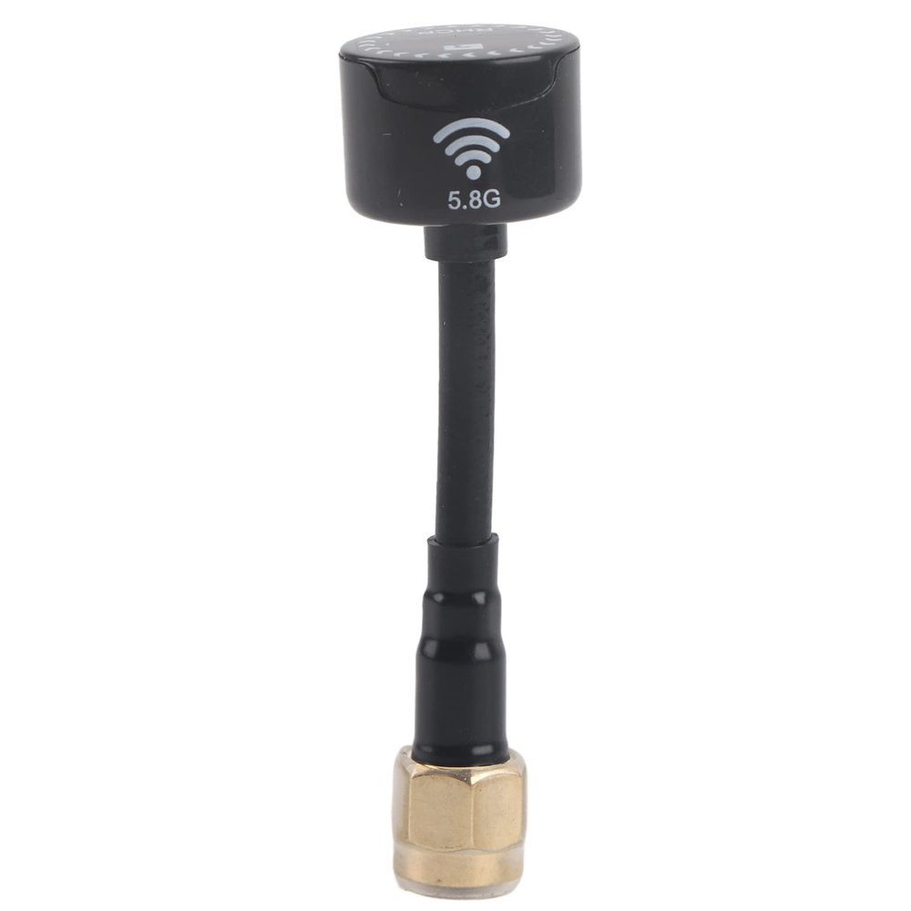 5.8Ghz Antenna, 1Pcs High Gain RHCP Antenna Directional for FPV Racing Drone Accessory Black (RP-SMA Inner Hole)