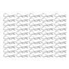 NOENNULL Ramp Crab Body Clips, 50 Pcs RC Clip Pins Accessories Body Clip Pin R Type for Car Clip Shell with Scale Remote Control 1 10 1 12 1 16 view 1