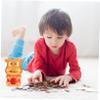 Abaodam 2pcs Jumbo Cartoon Bull Piggy Bank Bull Saving Pot Desktop Decor for Boys and Girls view 4