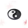 PRETYZOOM Yin Trigram Sand Table Resin Craft Black Decorative Household Ornament for Home Office and Restaurant Unique for Housewarming and Birthdays view 3